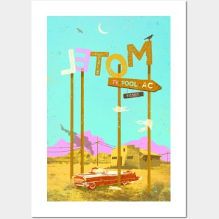 VINTAGE MOTEL Posters and Art